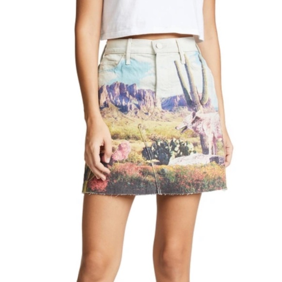 MOTHER Giddy Up RARE Tomcat Desert 🌵 Skirt - Picture 13 of 16